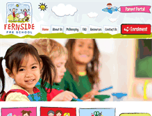 Tablet Screenshot of fernsidepreschool.co.nz